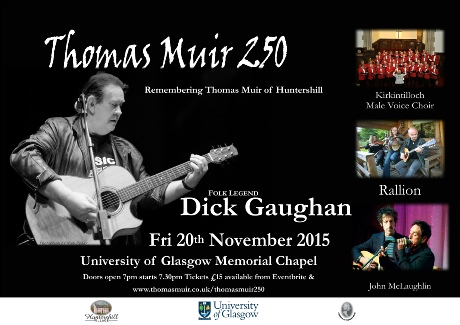Thomas Muir 250 Concert Poster